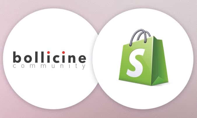 loghi bollicine e shopify - sviluppo integrazione tra le due piattaforme