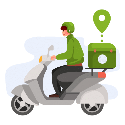 Food Delivery - rider con moto