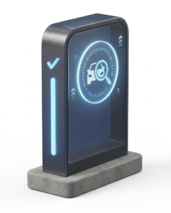 totem personalizzato per gestione automatizzata accessi in azienda