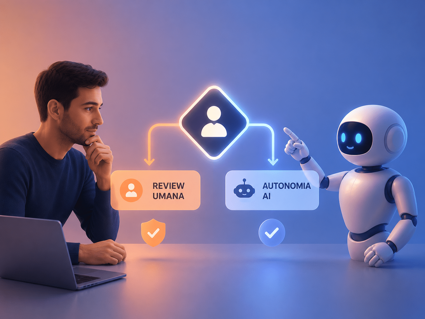 Uomo VS Robot - Human VS AI